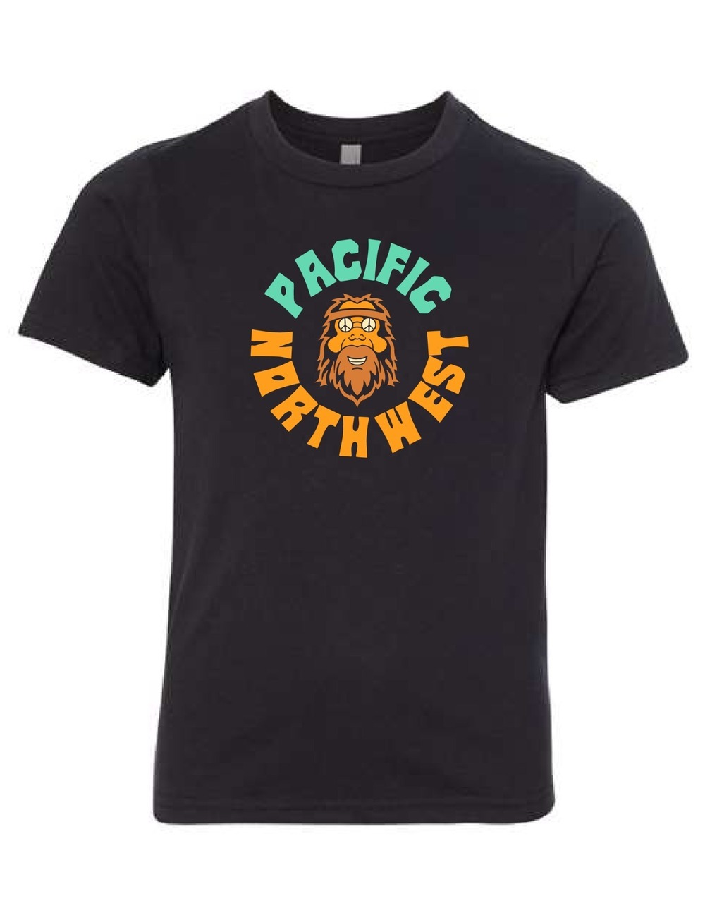 Kids Groovy Sasquatch Tee Black